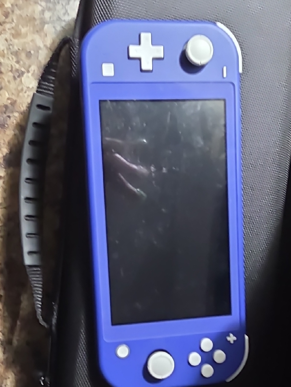 Portable Blue Handheld Gaming Console with Responsive Controls